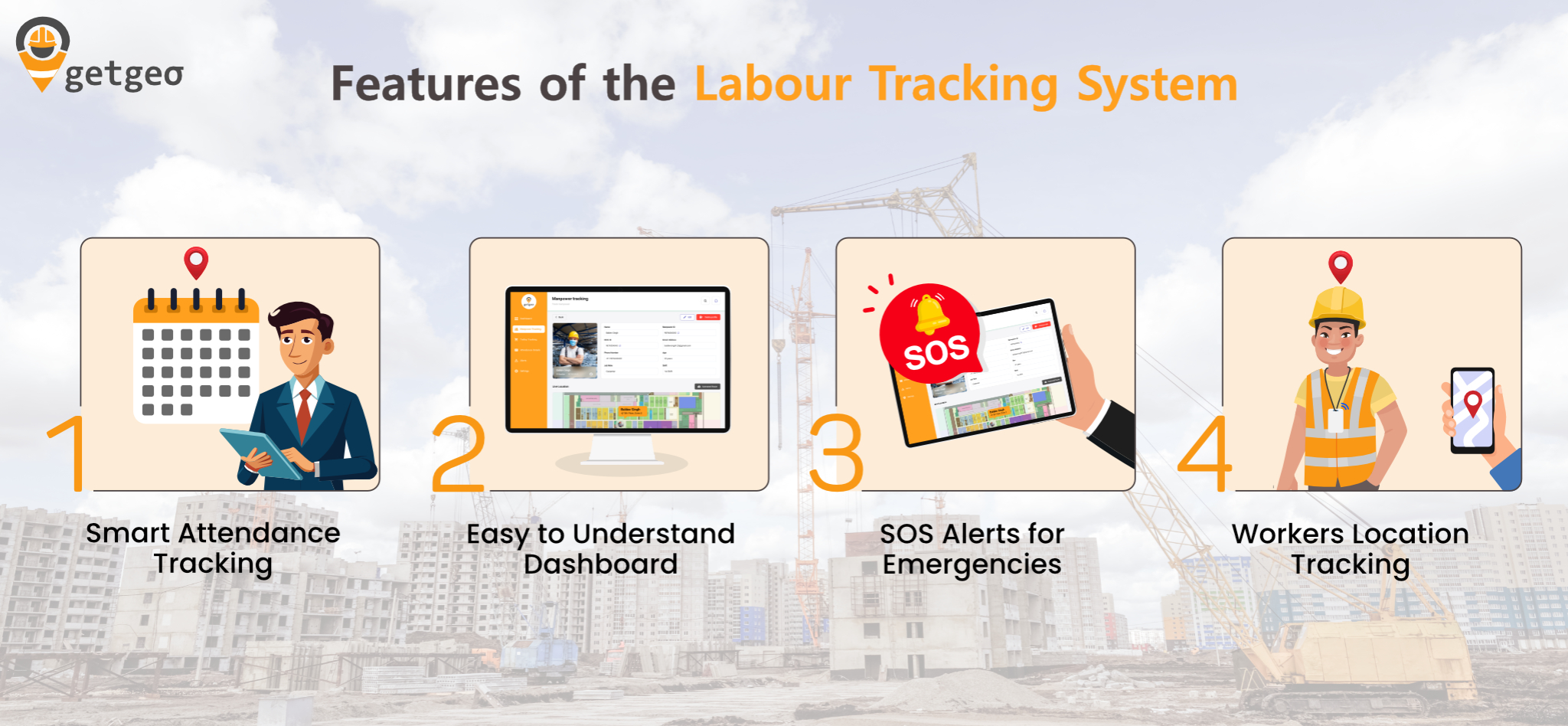 features of labour tracking system